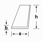 Latt v.v. 10x6 CuZn39Pb3