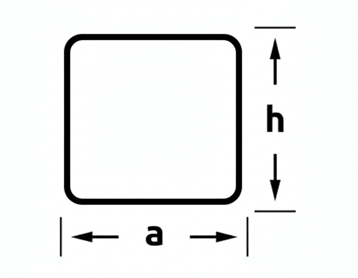 Nelikant pr. 12x12 CuSn8 h12
