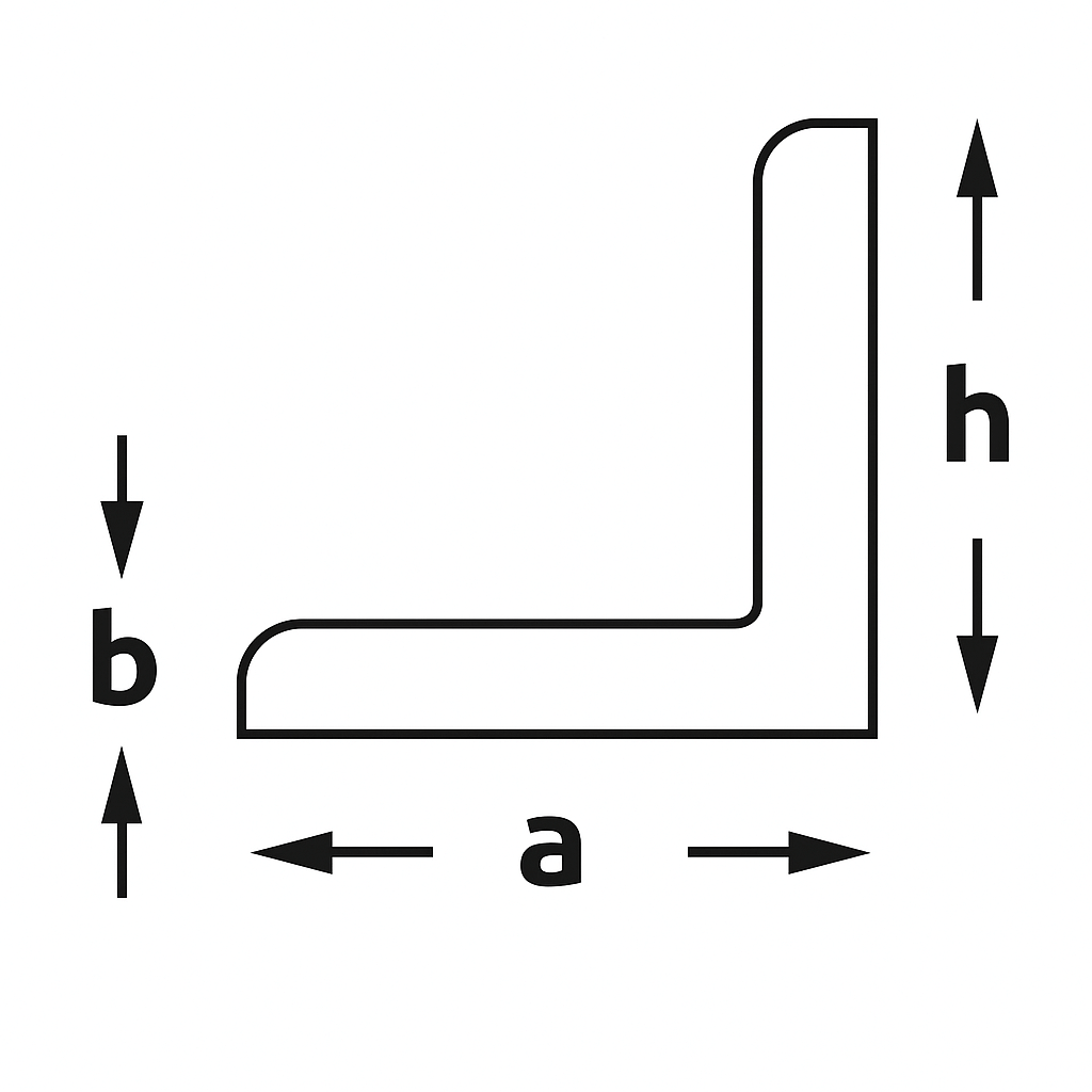 Al. nurk 25x25x2,0 L= 6m